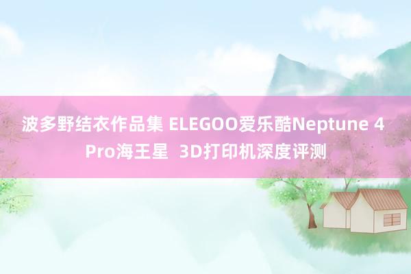 波多野结衣作品集 ELEGOO爱乐酷Neptune 4 Pro海王星  3D打印机深度评测