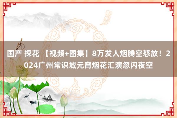国产 探花 【视频+图集】8万发人烟腾空怒放！2024广州常识城元宵烟花汇演忽闪夜空