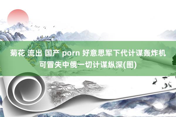 菊花 流出 国产 porn 好意思军下代计谋轰炸机可冒失中俄一切计谋纵深(图)